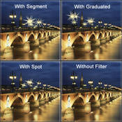 4x6  Selective Star Resin Filter Set (4 Point Star spot, 6 Point Star graduated & 8 Point Star Segment)