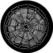 Standard Steel Gobo #7129   Negative Web