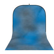 #004 Super Collapsible Background (8x16 , Blue, Grey)