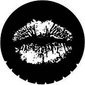 Standard Steel Gobo #7219   Lips   Size A 100mm
