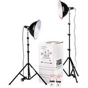 KT1000U 2 Light 1000 Watt Intermediate Thrifty Umbrella Kit