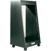 18 Space Slant Economy Rack (Black Oak)