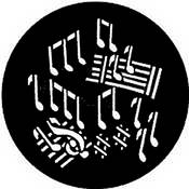 Standard Steel Gobo #7300   Dance