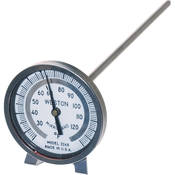 Stainless Steel Photographic Thermometer 1.75  Dial with 6  Stem and Clip (Temperature Range 25 125F)
