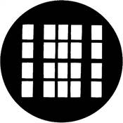 Standard Steel Gobo #7137   Vernacular   Size B 86mm