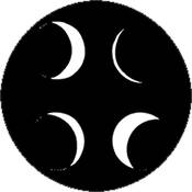 Standard Steel Gobo #7848   Moon Phases