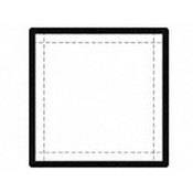Intenscreen Focusing Screen for Hasselblad 200 and 500 Series Cameras   Plain Matte with Frame Lines Indicating 8x10  Print Proportions