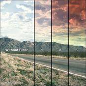 3 x 4  Graduated Sunset 2 Filter  (Vertical Orientation)