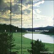 3 x 4  1 Straw Soft Edge Graduated Filter (Vertical Orientation)