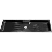 5 Foot Commercial ABS Plastic Sink   Black (Holds 4 11x14  or 3 16x20  Trays)(60x27x7 )