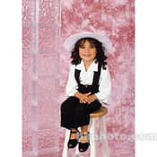 Designer Muslin Background   12x20    Mariposa Pink, Red
