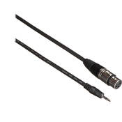 EXF Series Stereo 3.5mm Mini Male to 3 Pin XLR Female Cable   1.5
