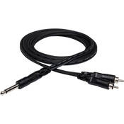 Mono 1 4  Phone Male to 2 RCA Male Y Cable   6.6