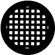 Standard Steel Gobo #7204   Basket Weave   Size E 37.5mm