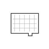 Intenscreen for Nikon F100   Matte with Grid & AF Brackets