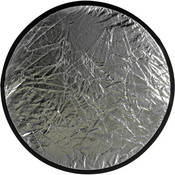 Collapsible Reflector   20  Circular   Silver Black