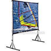 Cinefold Folding Portable Front Projection Screen with Heavy Duty Legs   86 x 116    150  Diagonal   Video Format (4:3 Aspect)   Matte White