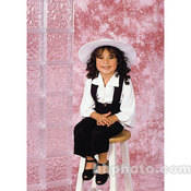 Designer Muslin Background   10x20    Mariposa Pink, Red