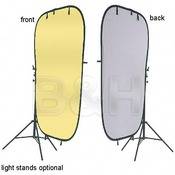 Collapsible Reflector   4x6  Oval   Sunfire White