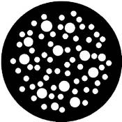 Standard Steel Gobo #7808   Dot Breakup (Large)