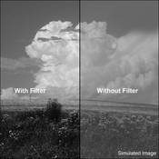 3x3  Orange #21 Polyester Filter for Black & White Film