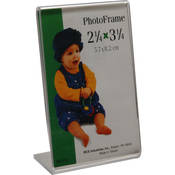 Bent Acrylic Frame   2.25 x 3.25 , Single Vertical Format