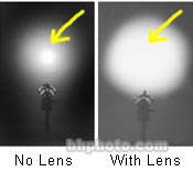 Lens, Frosted Fresnel for Cinepar 1200W