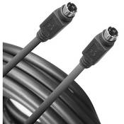 S Video 4 pin Male to 4 pin Male Cable   25 ft