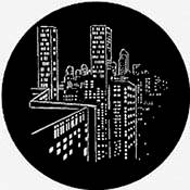Standard Steel Gobo #7443   Skyscrapers