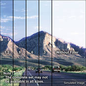 3.3 x 3.9  Soft Edge Graduated 0.6 ND Filter (Vertical Orientation)