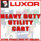 18x24  Heavy Duty Utility Cart 4 Shelf (Black)