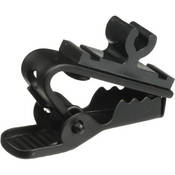 RK354SB   Set Of 2 Single Bar Tie Clips for SM93 Microphone (Black)