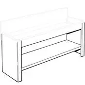 Steel Stand and Shelf for 30x48  Economy Sink