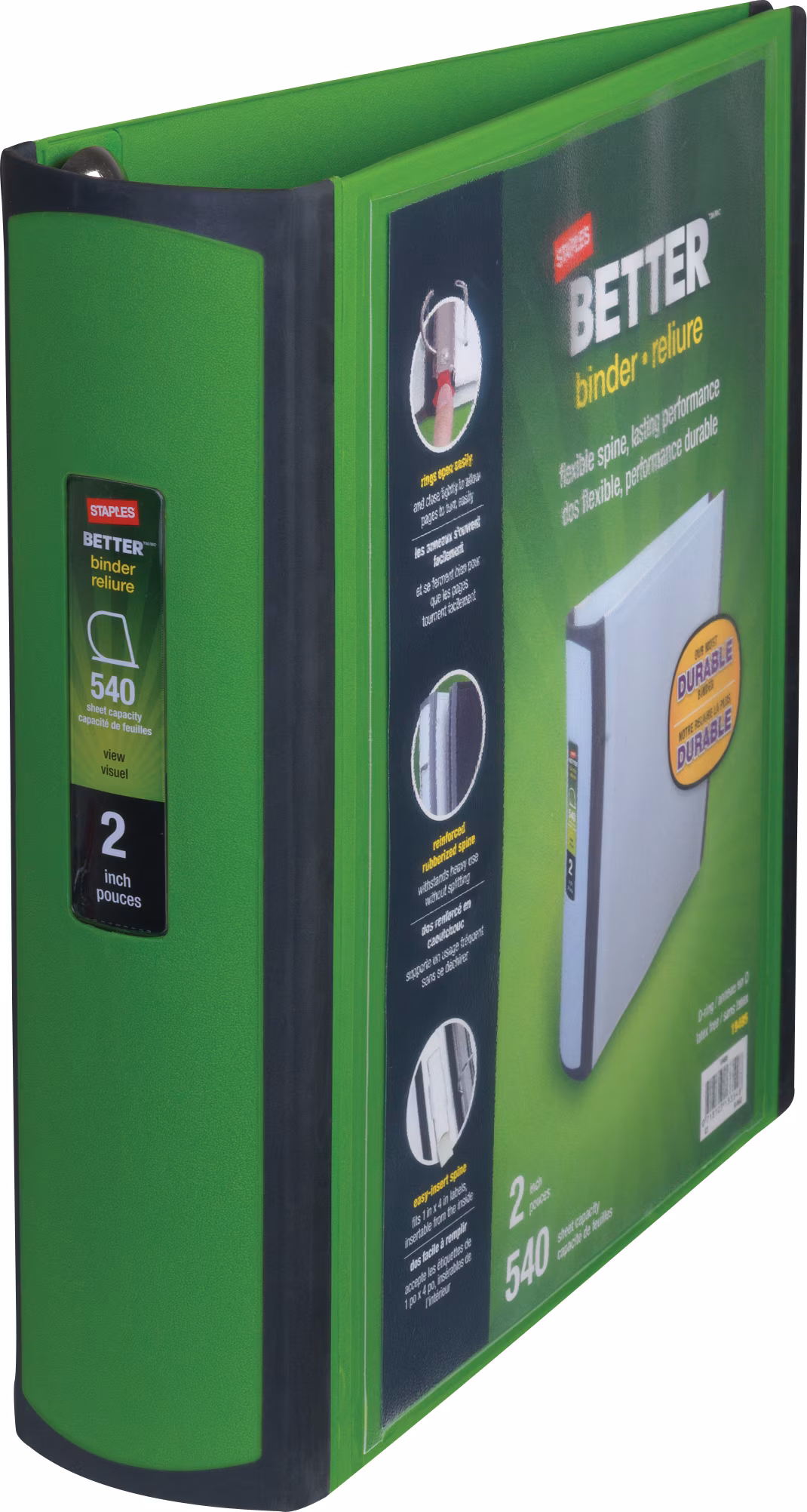 2 HEAVYDUTY VIEW BINDER GREEN