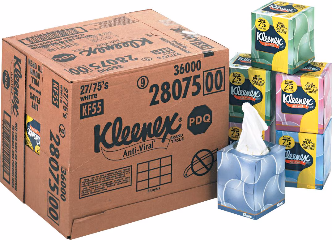 ANTIVIRAL 3PLY FACIAL TISSUE