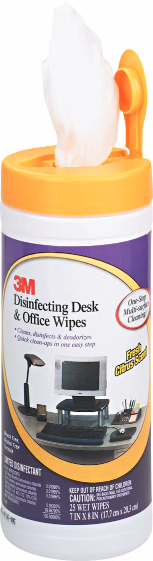 WIPES DSK/OFFC 25/CANSTR