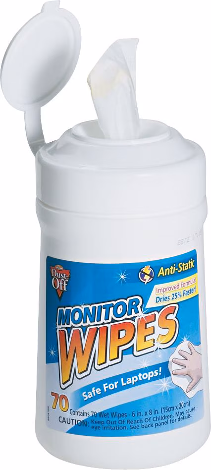 WIPES ANTI-STAT SCRN 80CT
