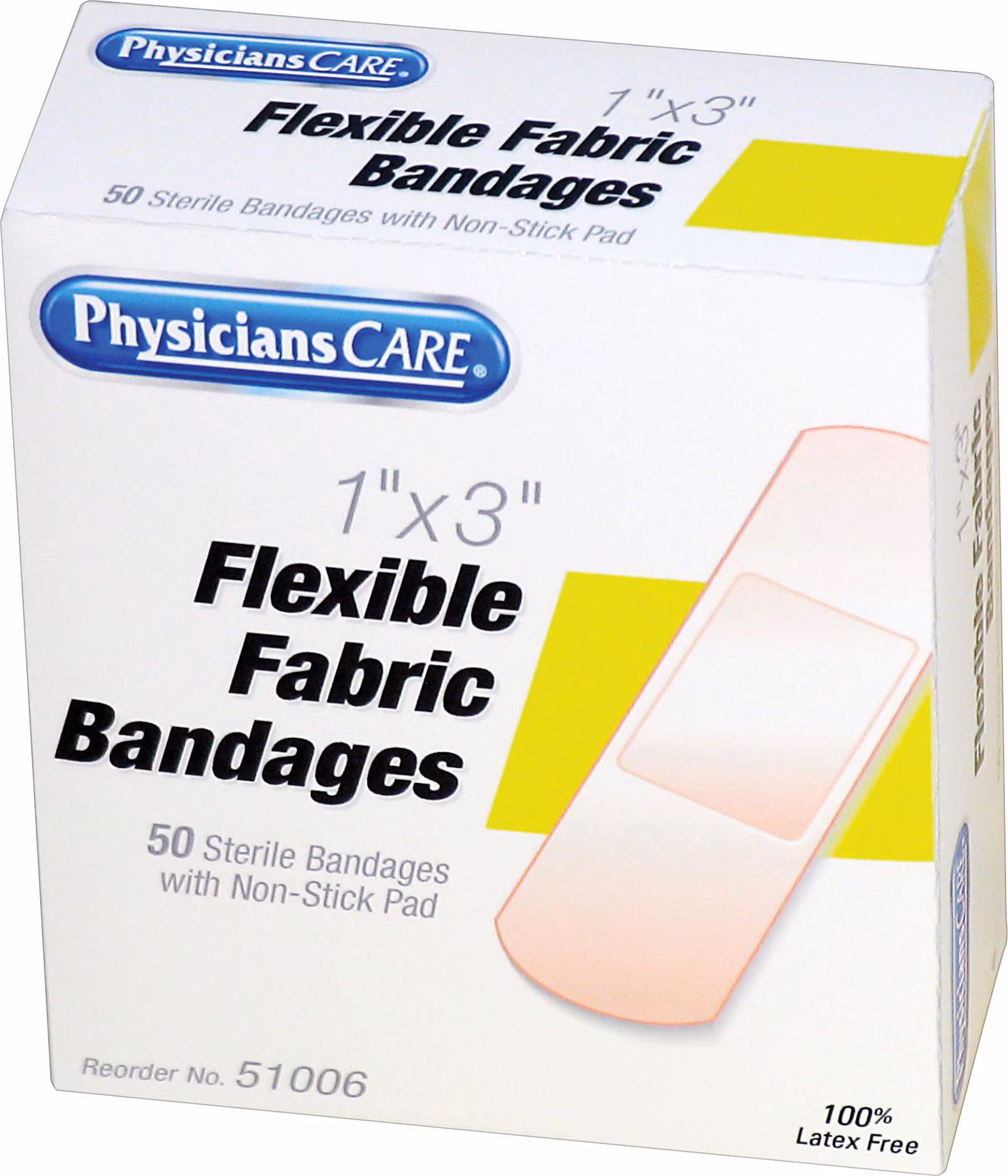 BANDAGE ADHESIVE FABRIC 3/4X3
