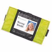BADGEHOLDER REFLECTIVE BK