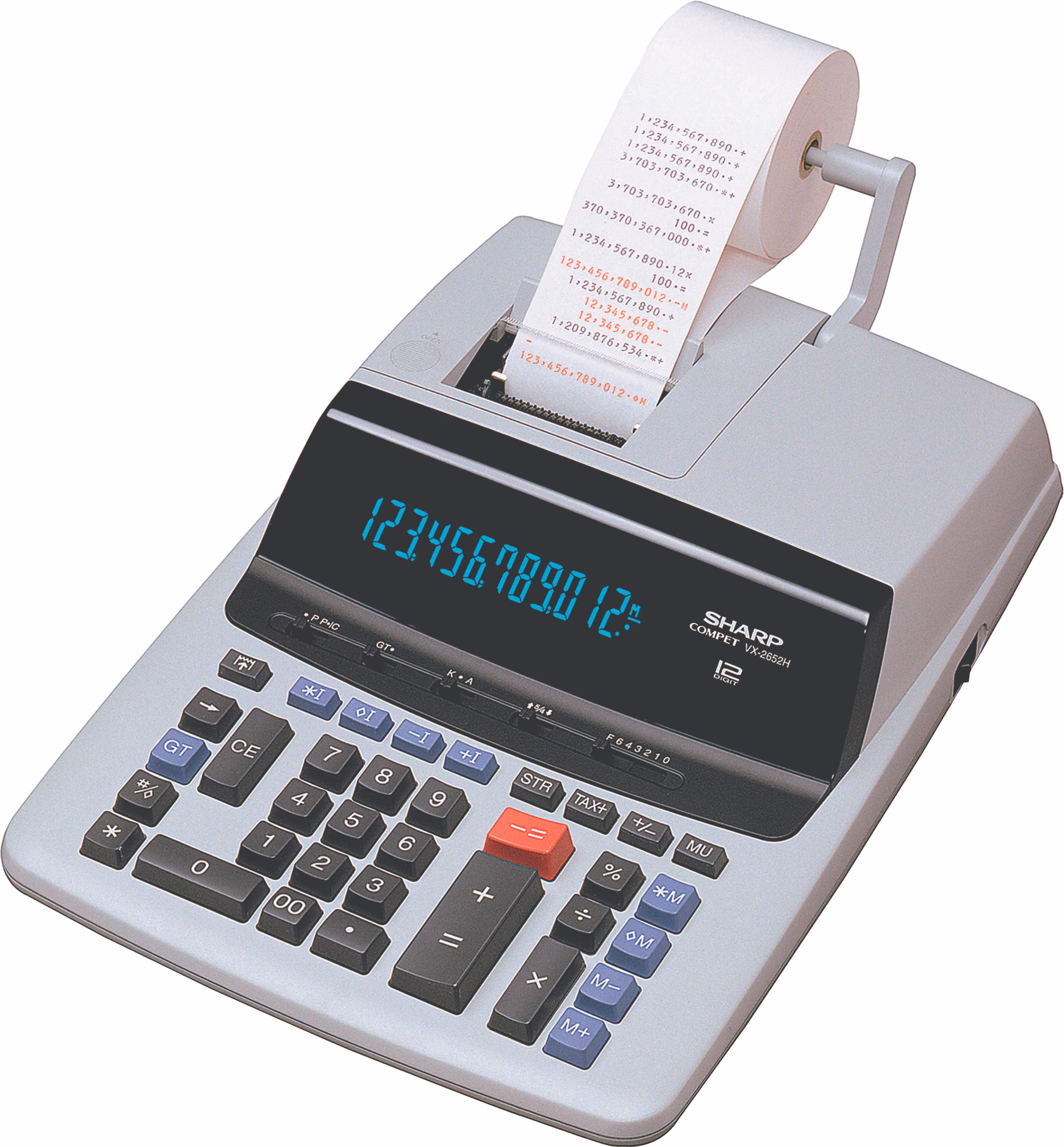 12-DIGIT 2-COLOR CALCULATOR