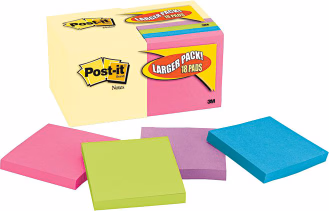 3X3 NOTE VALUE PACK