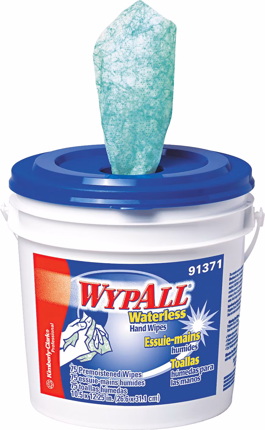 WIPES WTRLS HAND 75/BKT