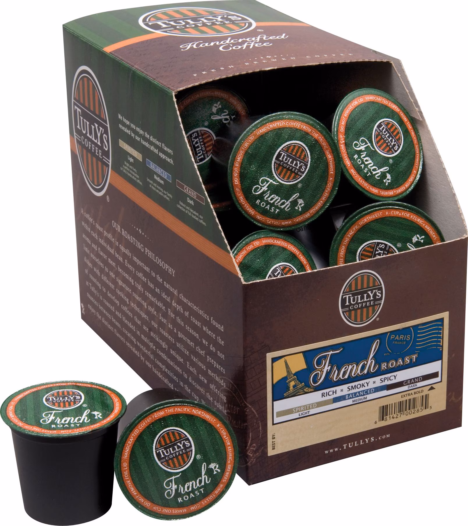 TULLYS FRENCH ROAST K-CUP