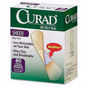 BANDAGE CURAD SHEER 3/4 80