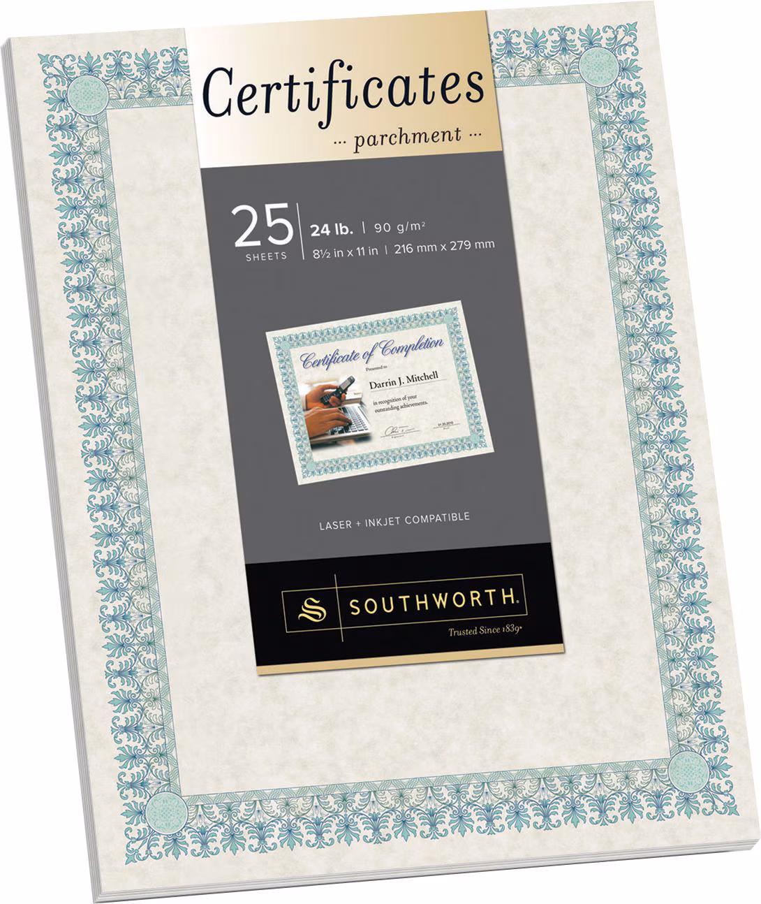AWARD PREPRINTED CER IY