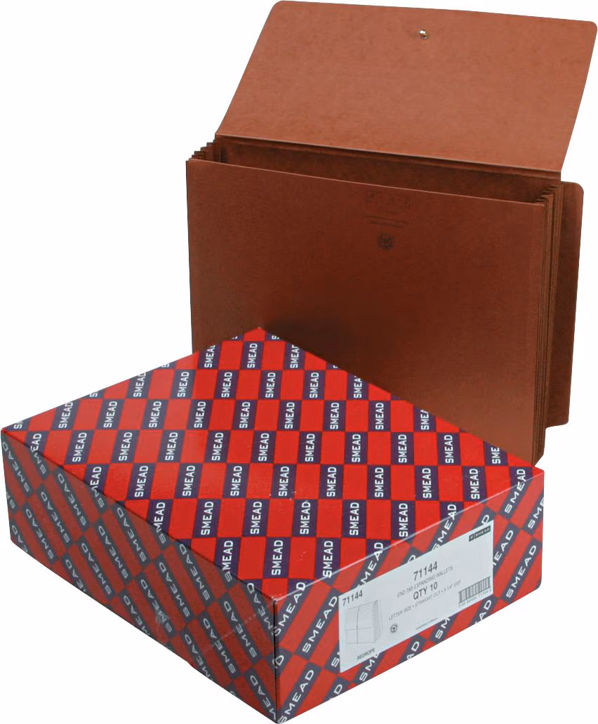 WALLET END TAB LTR RD