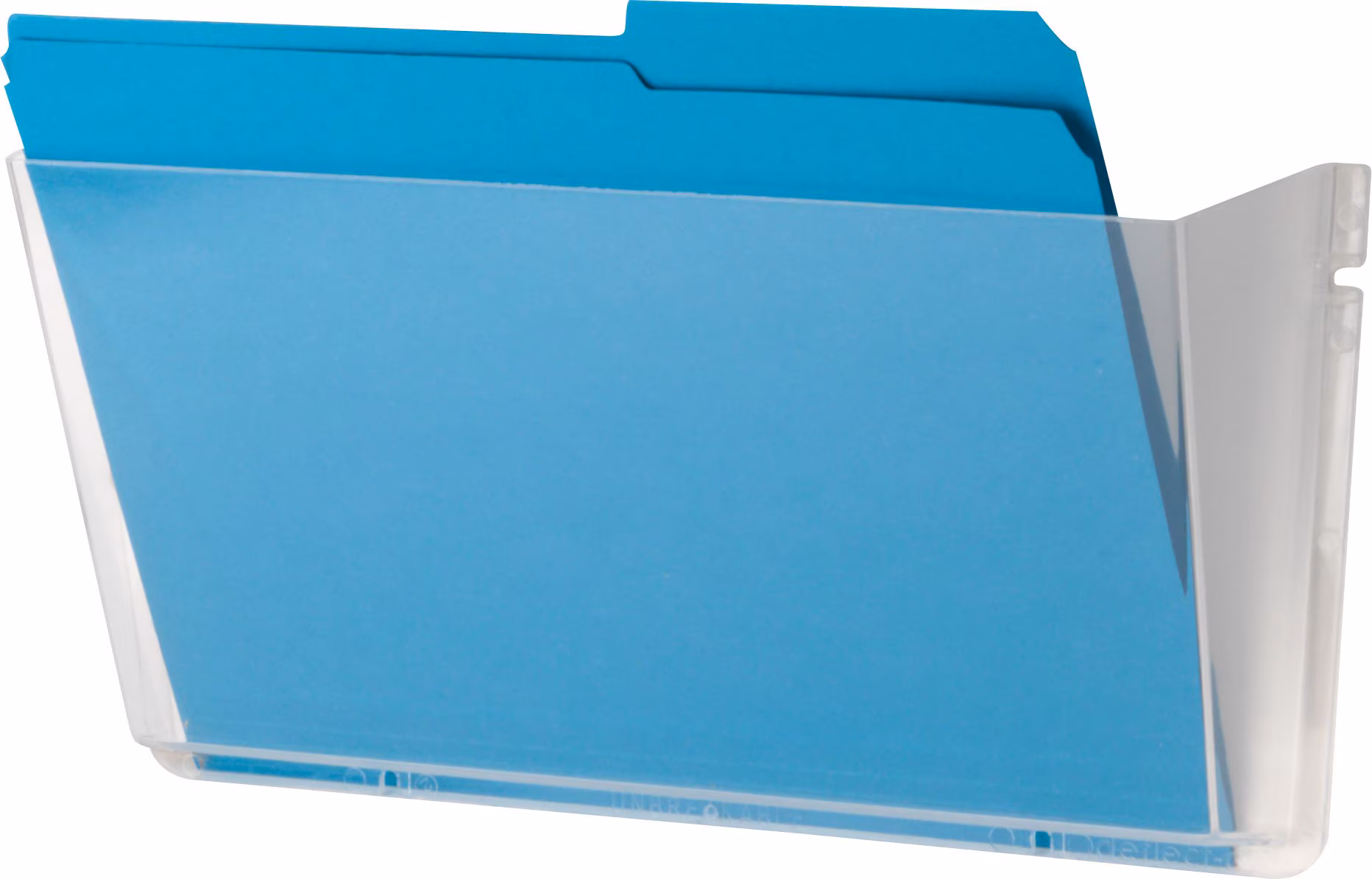 WALL POCKET LTR CLEAR