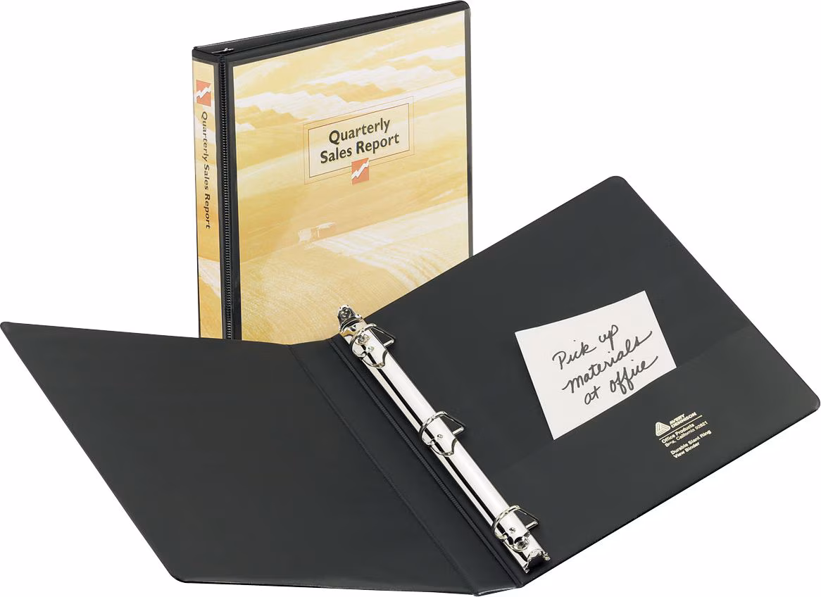 BINDER 3 RING 11X8.5 1 CAP