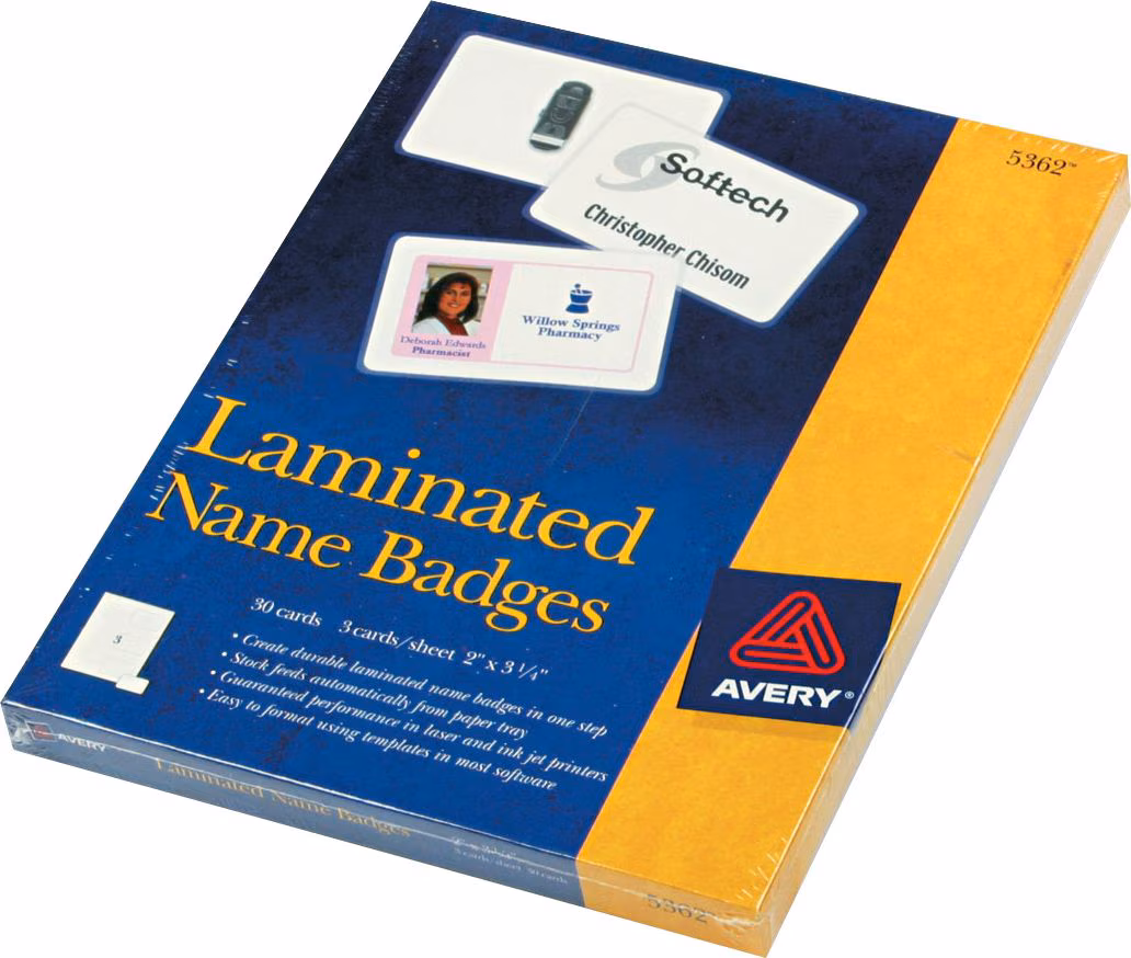 BADGE NAME LSR LAMIN WE 30