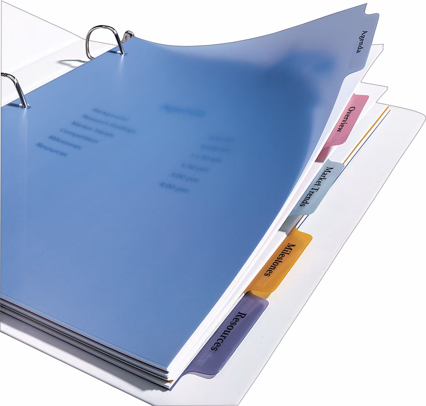 5 TAB INDEX MAKER TRANSLUCENT